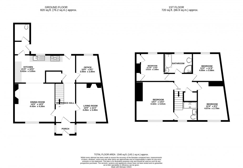 Floorplan for Crowden Road, Northlew, Okehampton, Devon, EX20