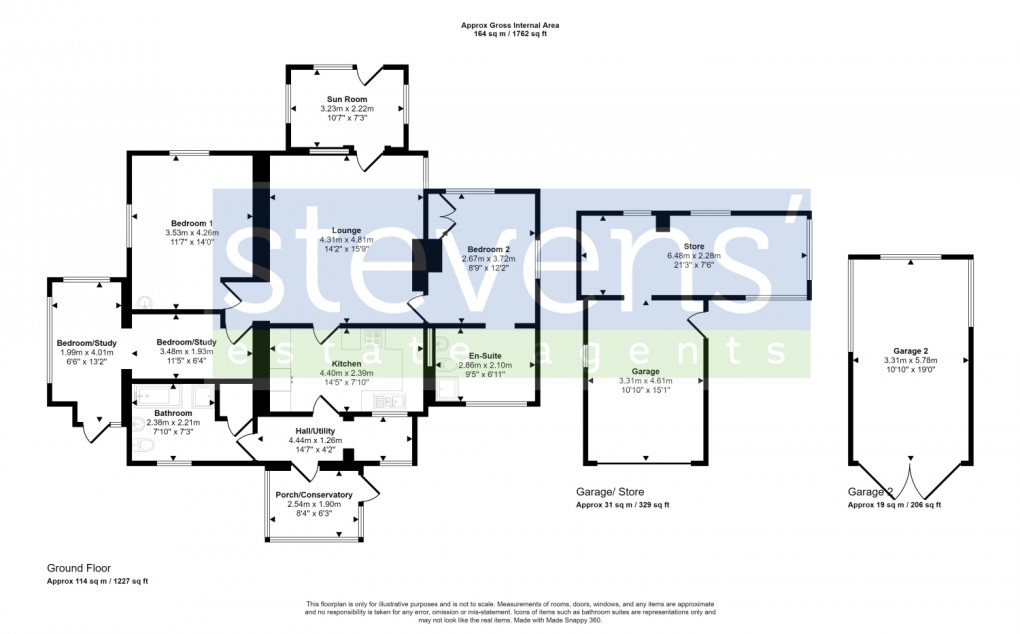 Floorplan for Lydford, Okehampton, Devon, EX20