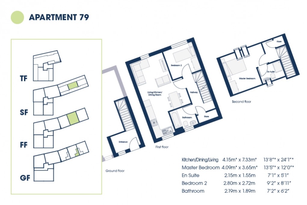 Floorplan for The Market Quarters , Hatherleigh