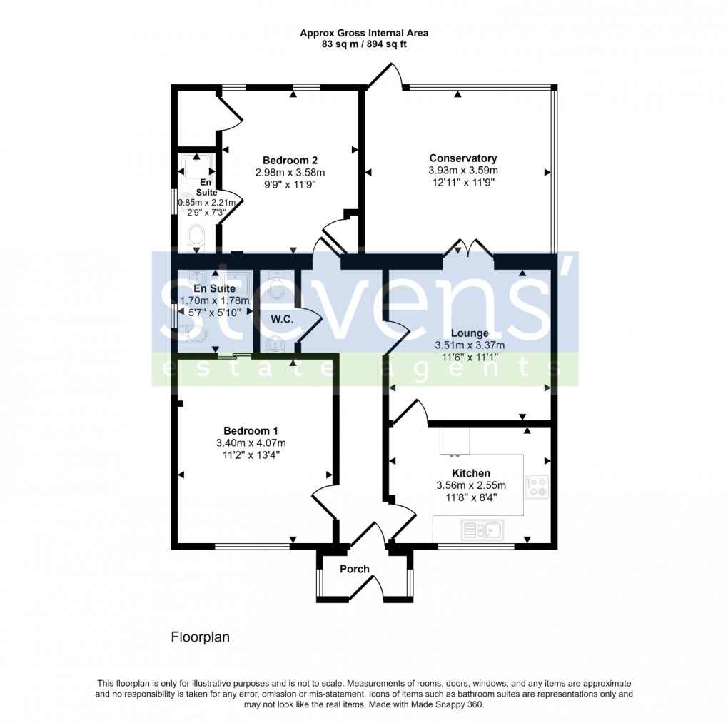 Floorplan for North Street, Okehampton, Devon, EX20