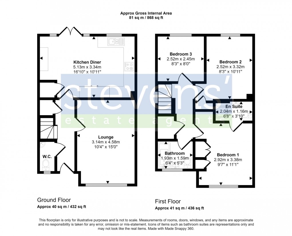 Floorplan for 8 Chariot Way, Okehampton