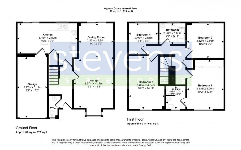 Floorplan for Kings Farm Lane, Winkleigh, Devon, EX19