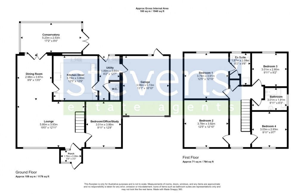 Floorplan for The Gardens, Brandis Corner, Holsworthy, Devon, EX22