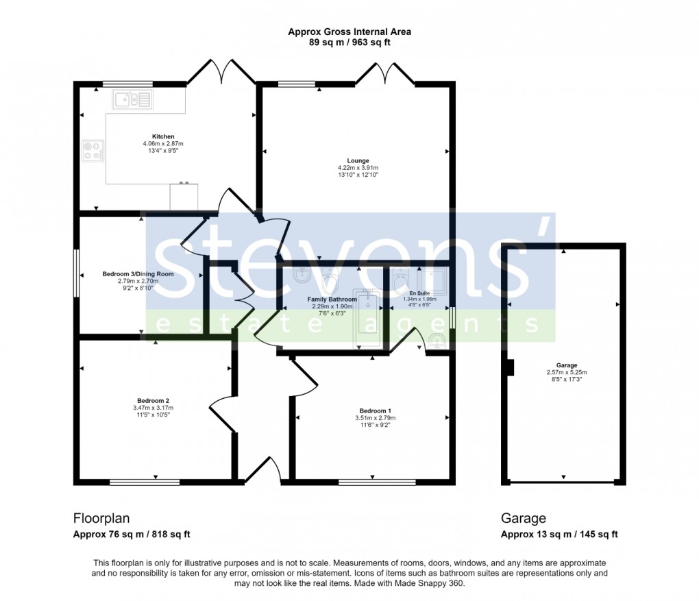 Floorplan for The Meadows, Northlew, Okehampton, Devon, EX20