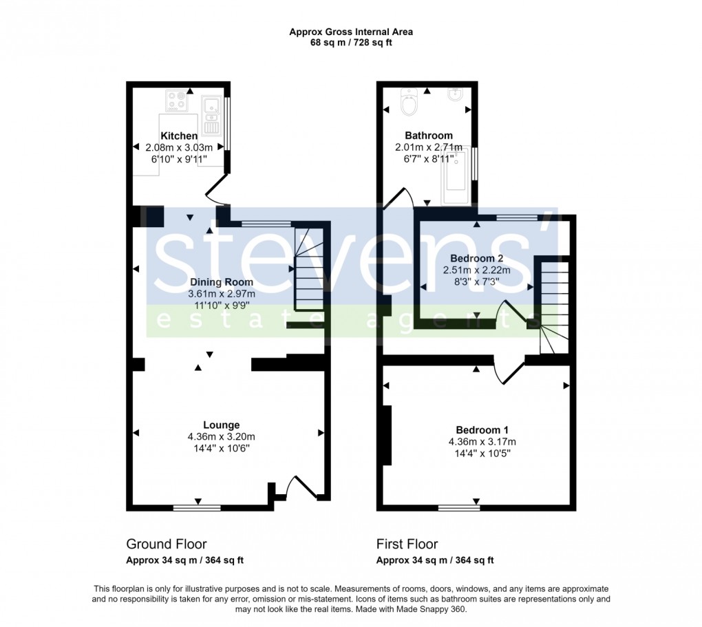 Floorplan for Victoria Street, Okehampton, Devon, EX20