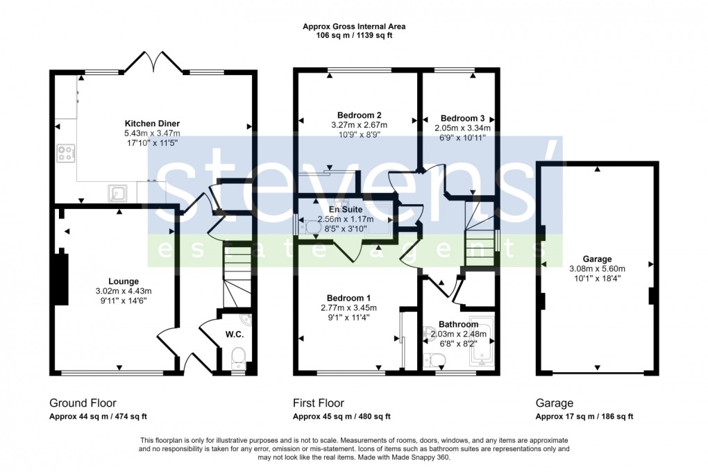 Floorplan for Cavalry Chase, Okehampton, Devon, EX20