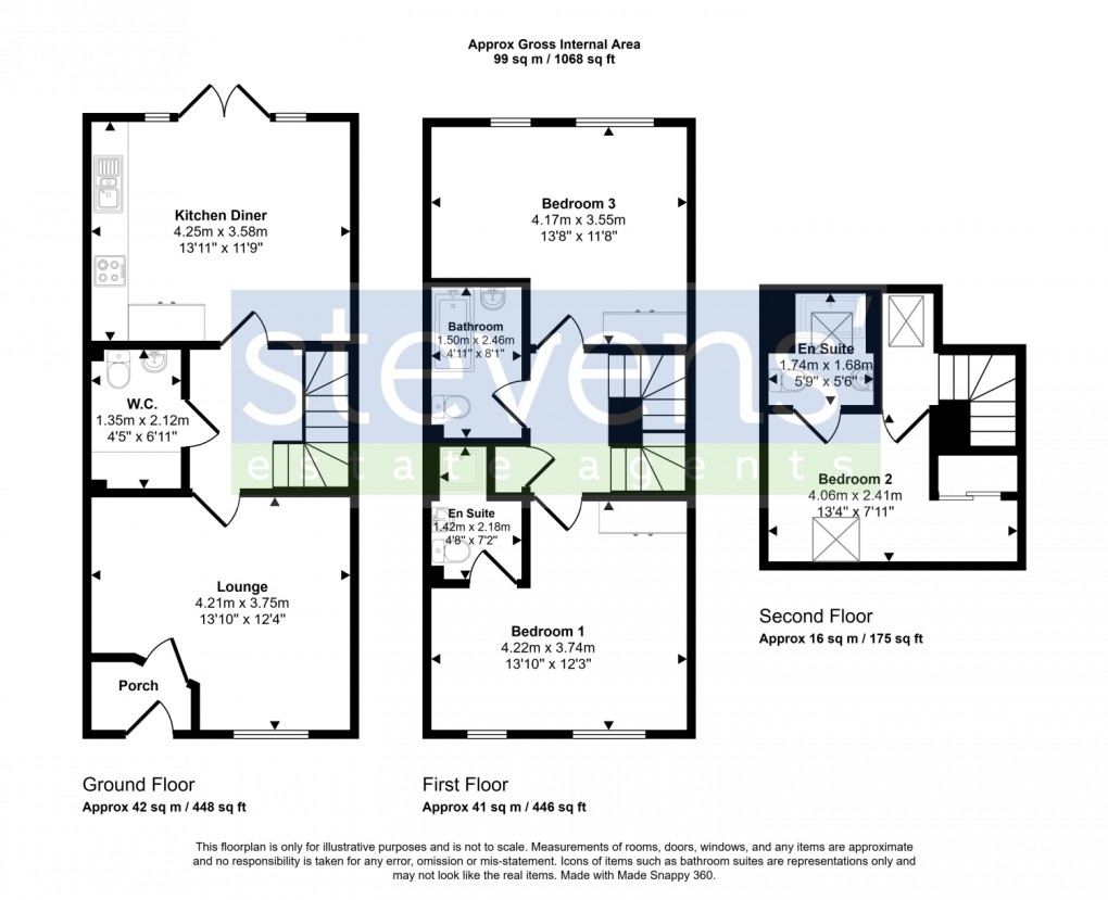 Floorplan for Alder View, Hatherleigh, Okehampton, Devon