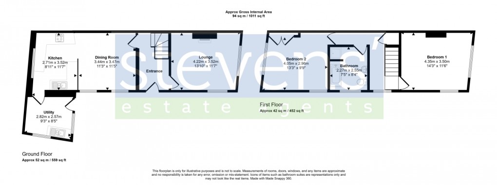 Floorplan for Kempley Road, Okehampton, Devon, EX20