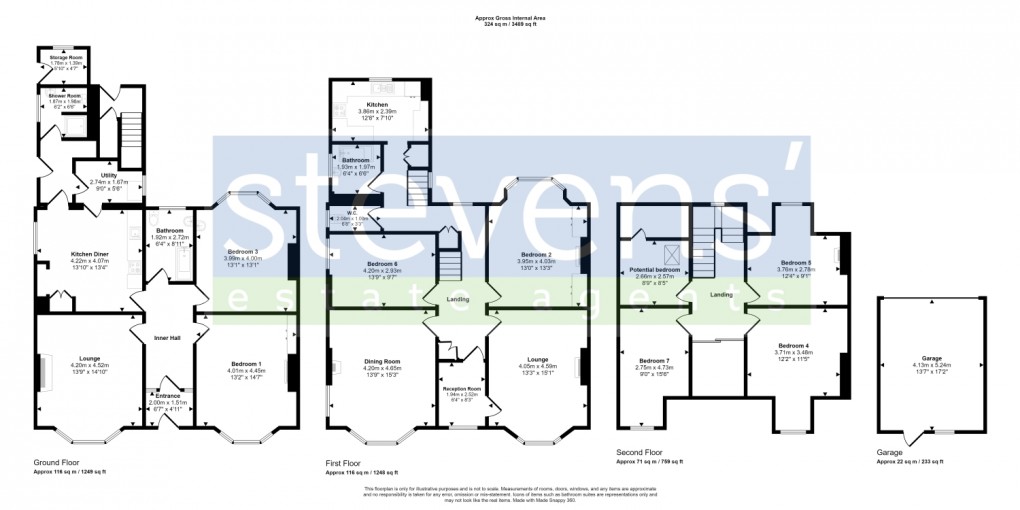 Floorplan for Station Road, Okehampton, Devon, EX20