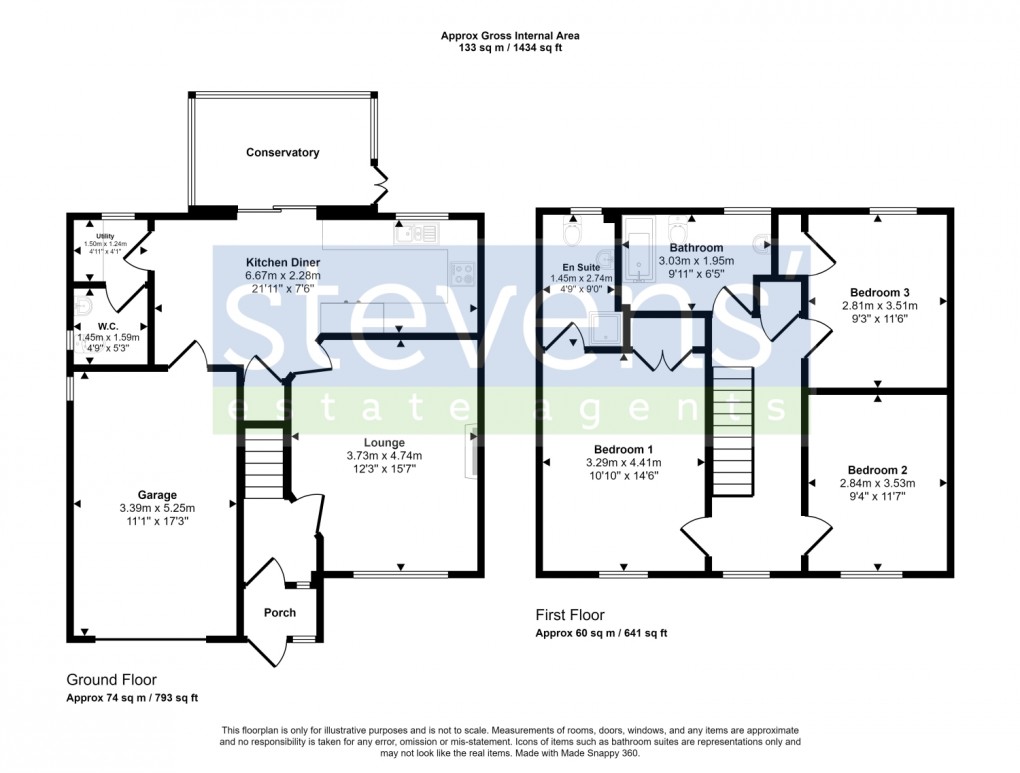 Floorplan for The Gardens, Brandis Corner, Holsworthy, Devon, EX22