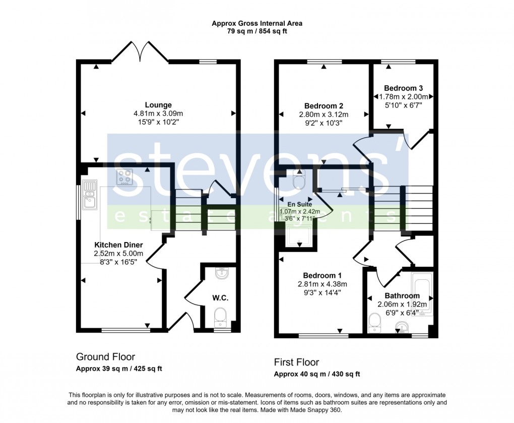 Floorplan for Kellands Lane, Okehampton, Devon