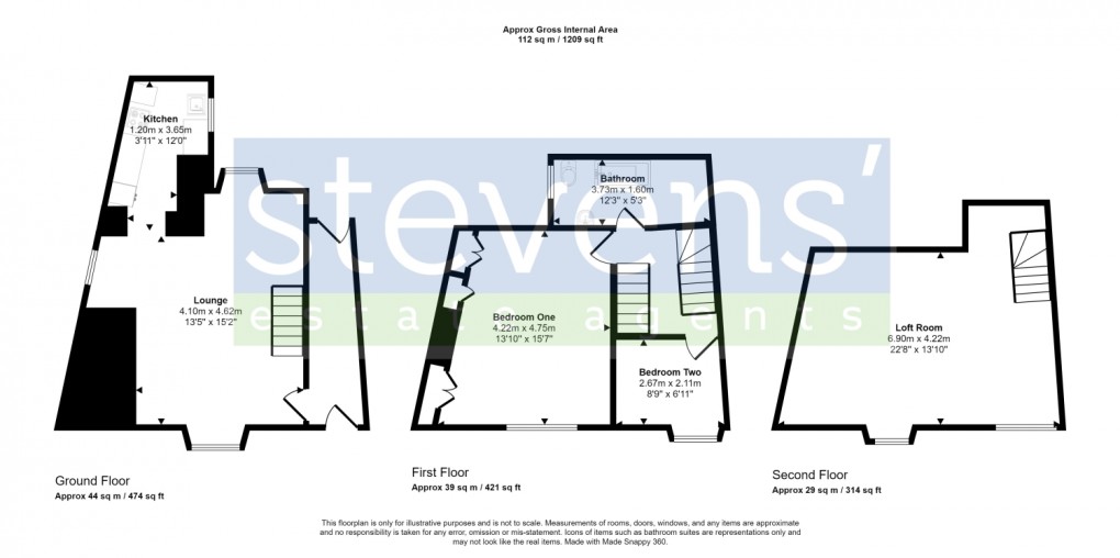 Floorplan for South Street, Hatherleigh