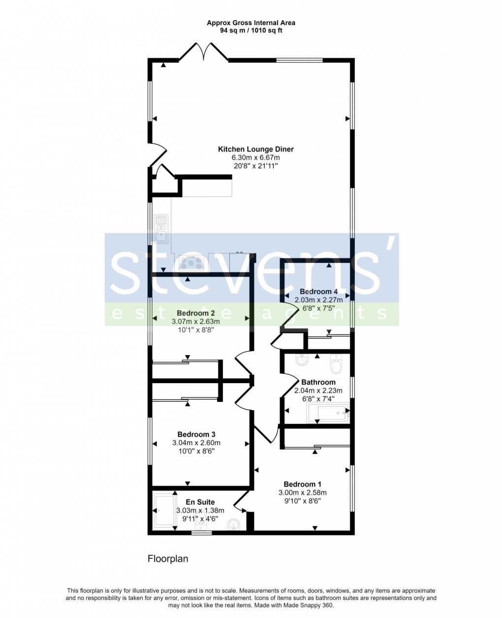 Floorplan for Roadford Lake, Broadwoodwidger, Lifton, Devon, PL16