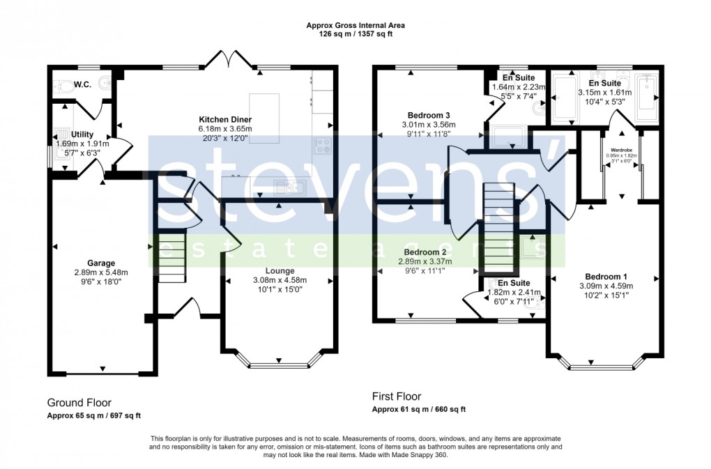 Floorplan for Cavalry Chase, Okehampton, Devon, EX20