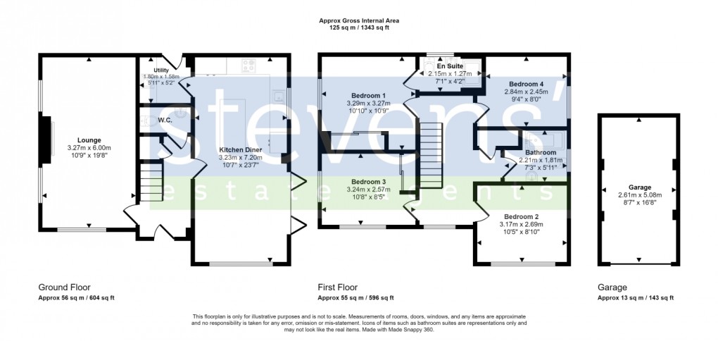 Floorplan for Chariot Way, Okehampton, Devon, EX20