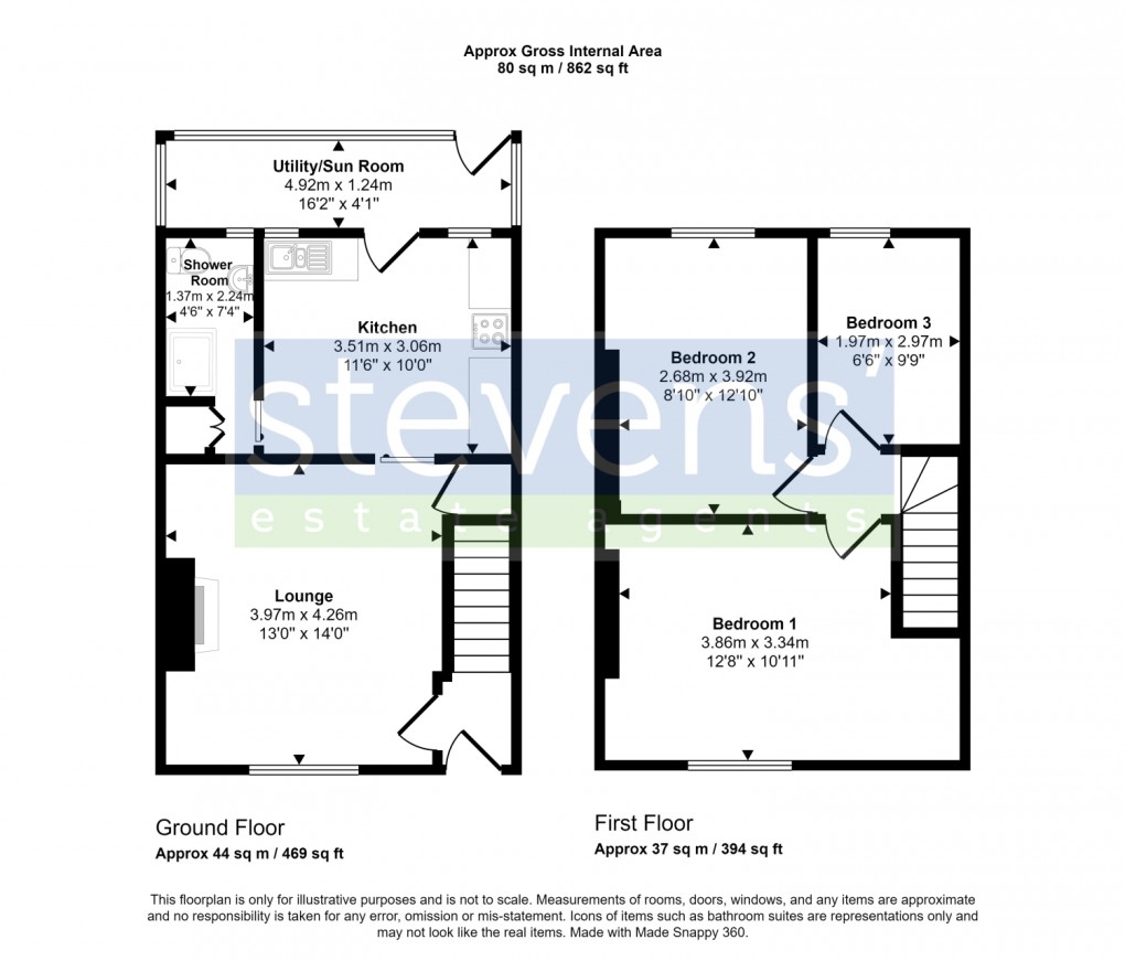 Floorplan for Mill Road, Okehampton, Devon, EX20