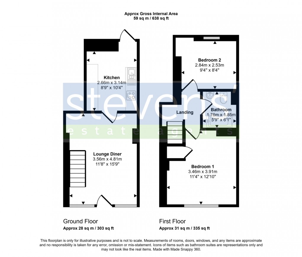 Floorplan for Northfield Road, Okehampton, Devon, EX20