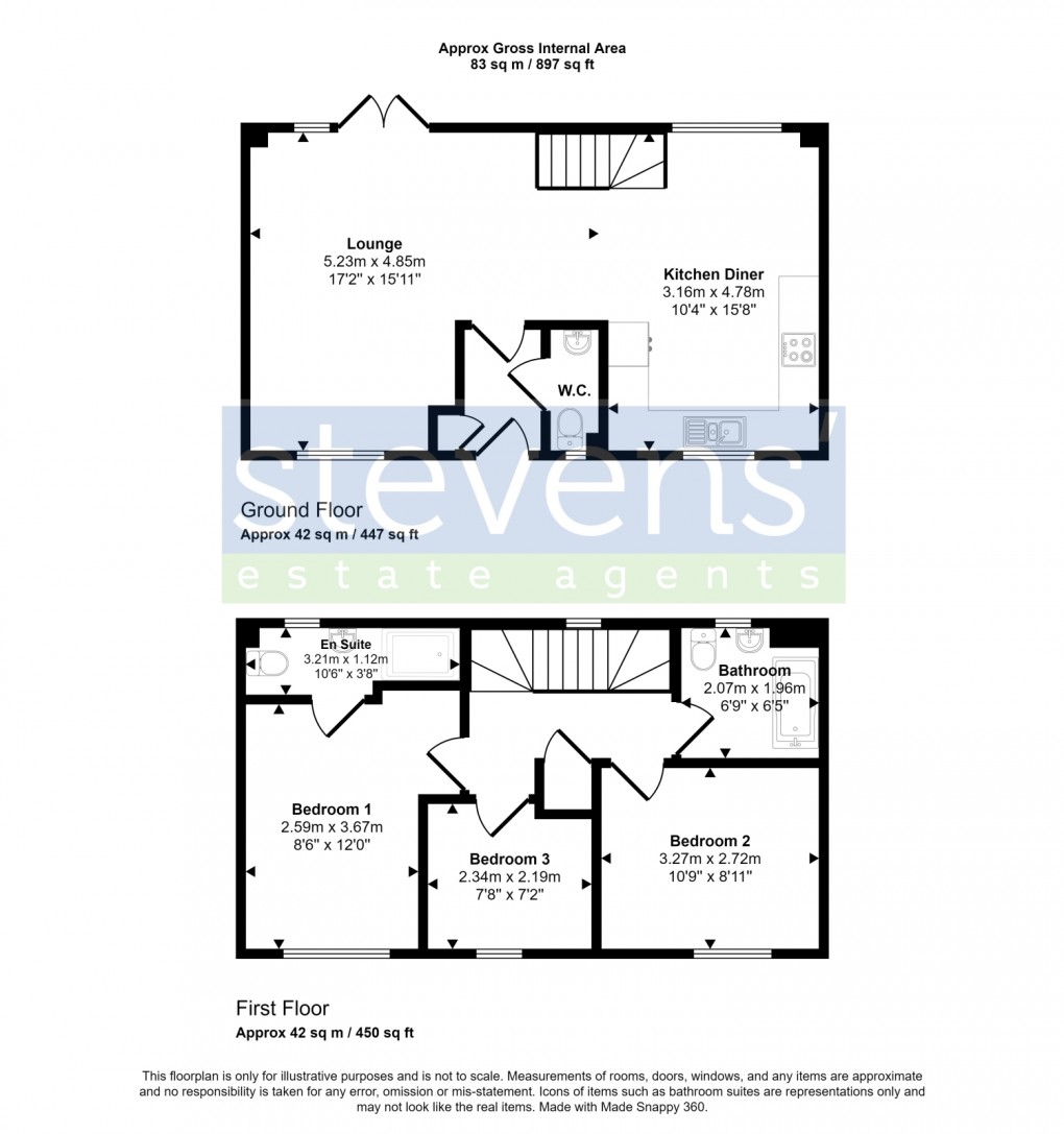 Floorplan for Kellands Lane, Okehampton, Devon, EX20