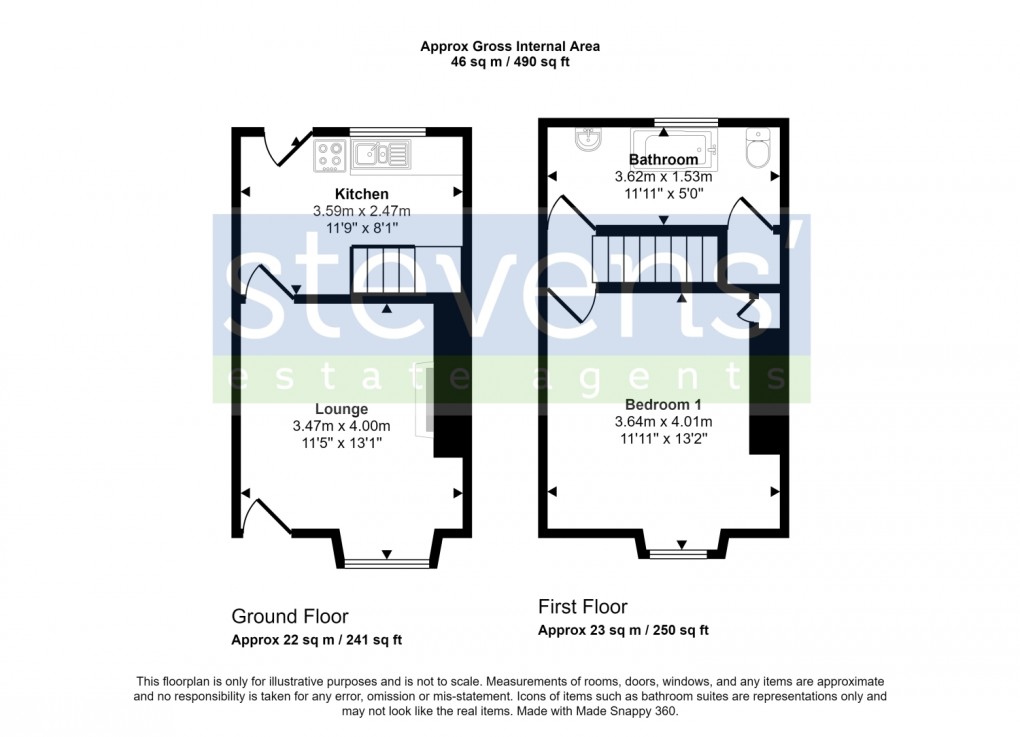 Floorplan for High Street, North Tawton, Devon, EX20