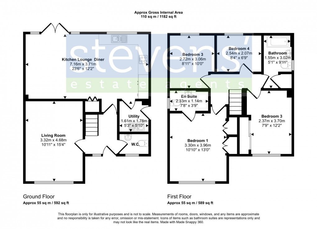 Floorplan for Chariot Way, Okehampton, Devon, EX20