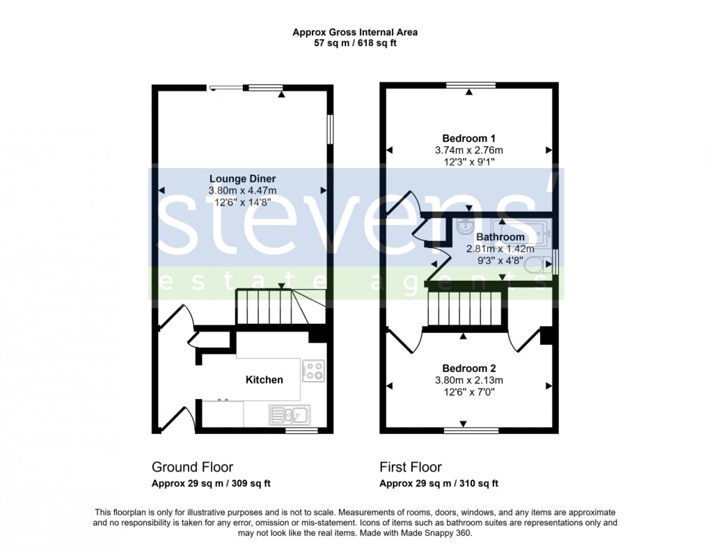 Floorplan for White Tor Close, Okehampton, Devon