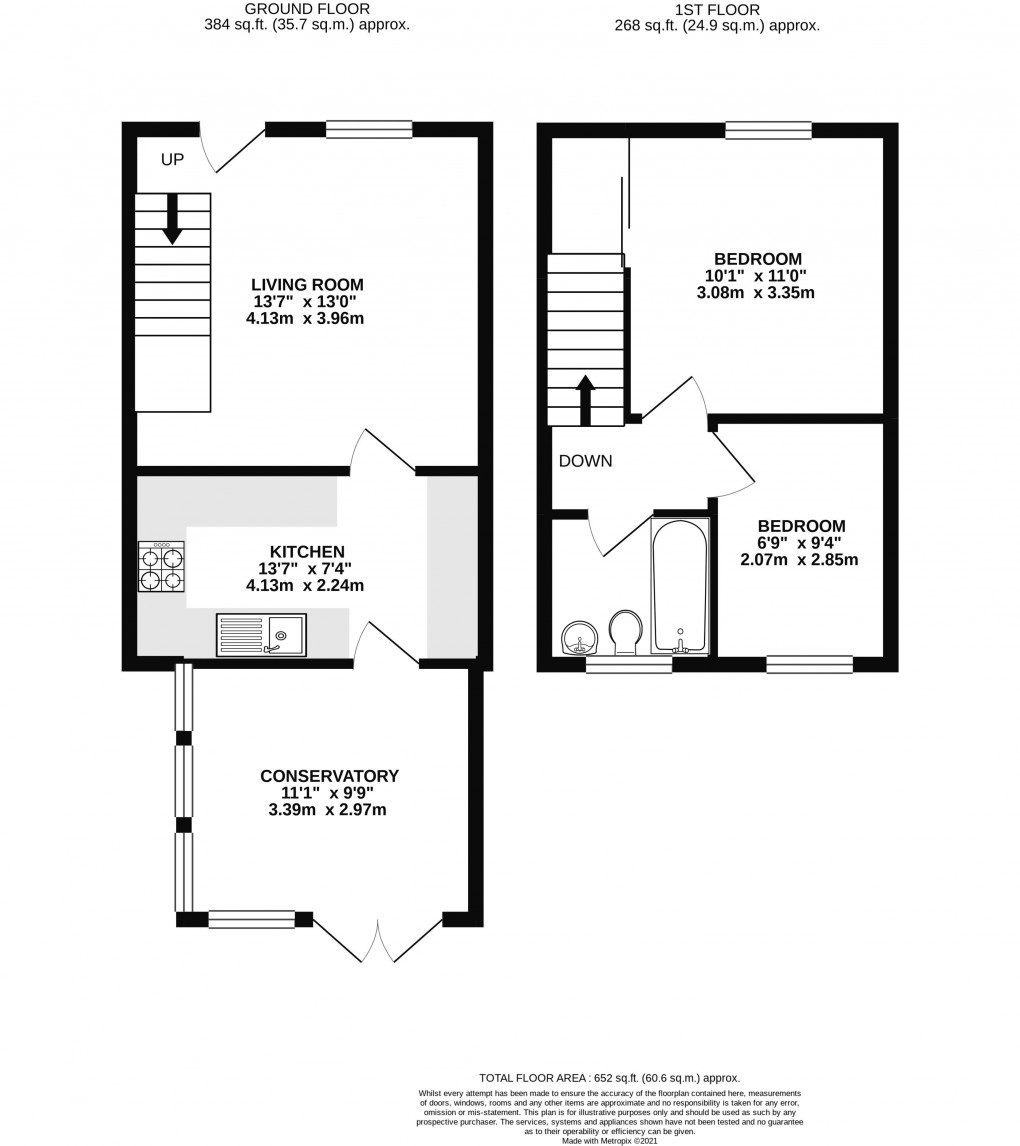 Floorplan for Craon Gardens, Okehampton, Devon, EX20