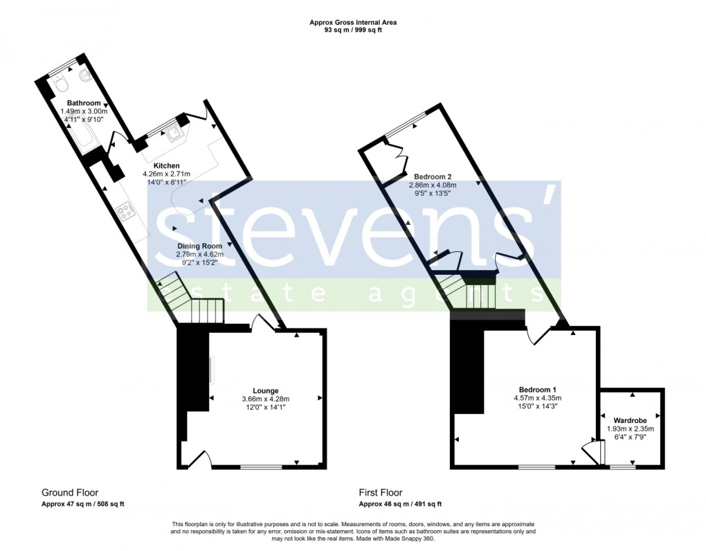 Floorplan for High Street, North Tawton, Devon, EX20