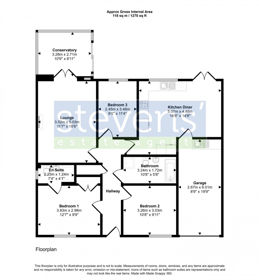 Floorplan for The Meadows, Northlew, Okehampton, Devon, EX20