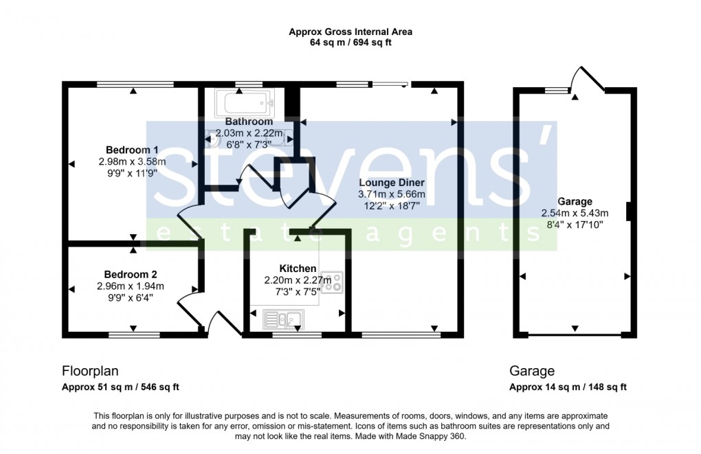 Floorplan for Moor View, Hatherleigh, Okehampton, Devon, EX20