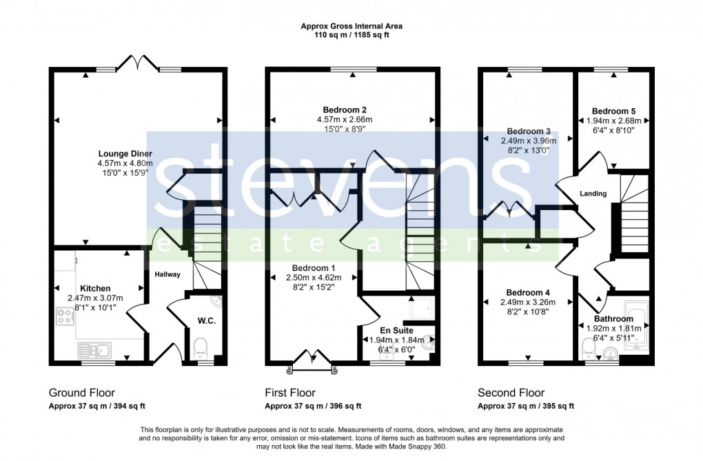 Floorplan for Portugal Way, Okehampton, Devon, EX20