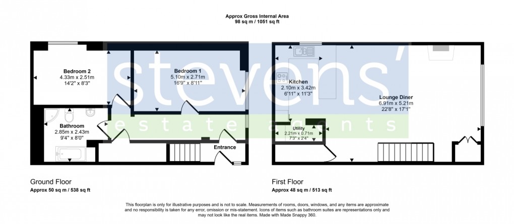 Floorplan for Sticklepath, Okehampton, Devon, EX20